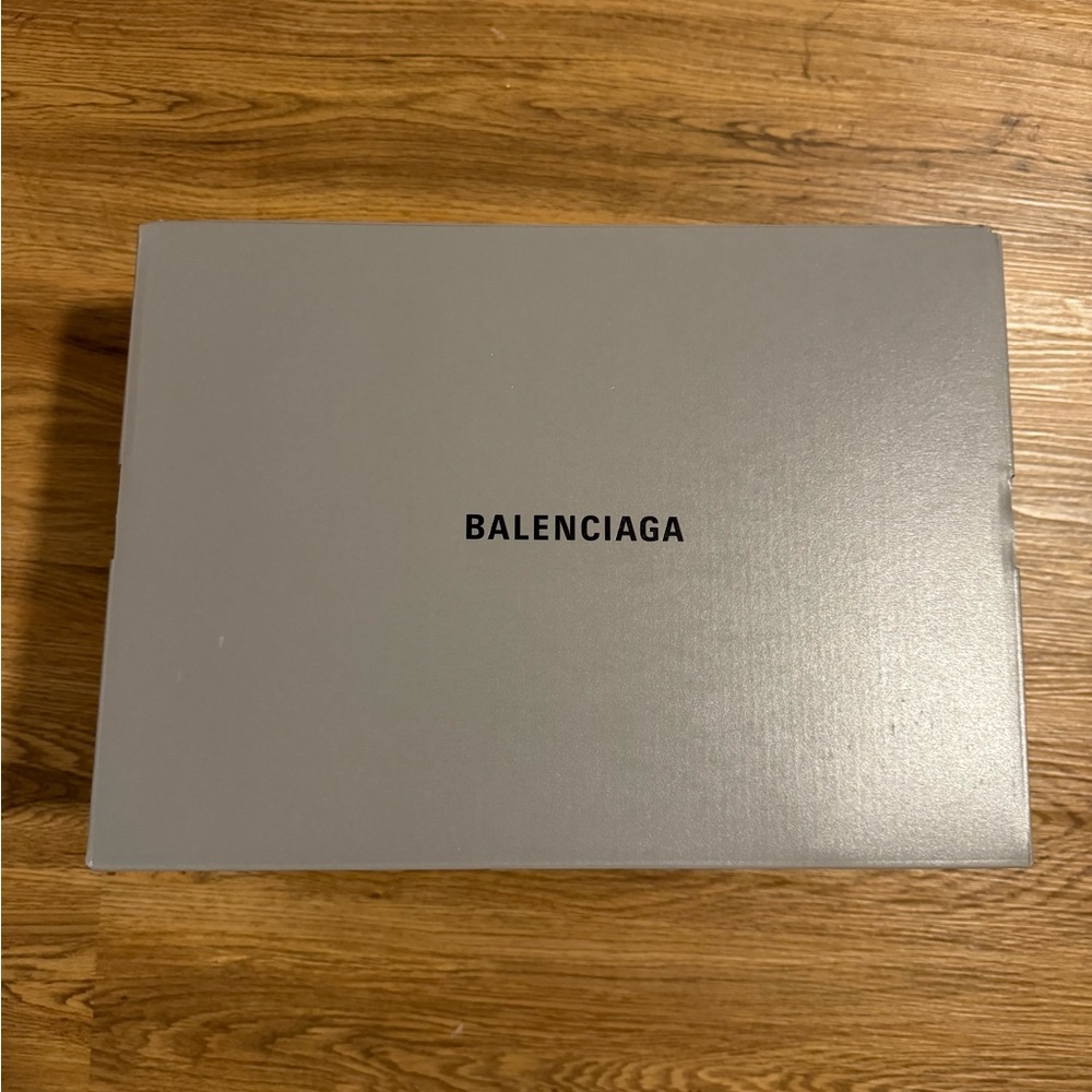 Balenciaga White and Black Track Sneakers - Picture 2 of 7